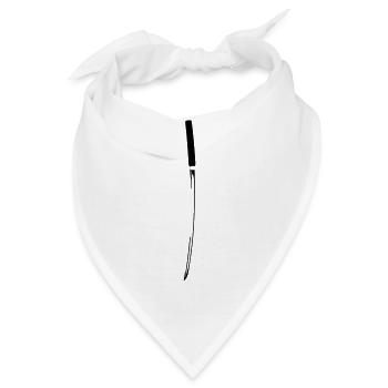 Shirasaya katana drei Farben retro Ronin Vektor - Bandana - Weiß - Vorne