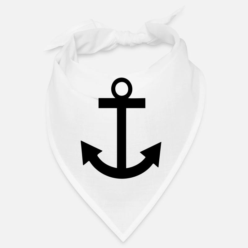 Anchor - Bandana - blanc