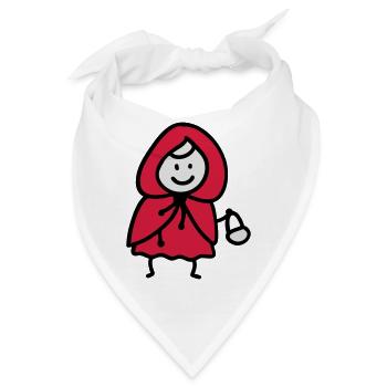 Rotkäppchen 3 - Bandana - Weiß - Vorne