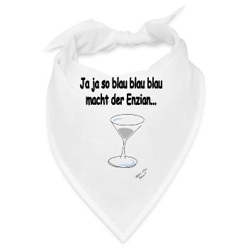 Enzian - Bandana - Weiß - Vorne