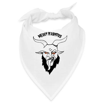 Merry Krampus - Bandana - Weiß - Vorne