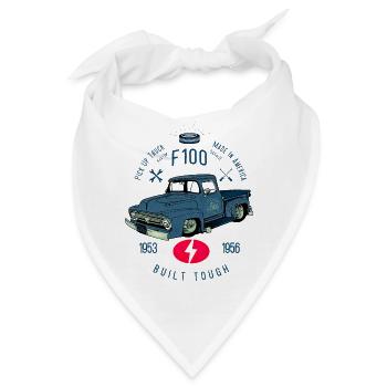F100 Built Tough - Bandana - Weiß - Vorne
