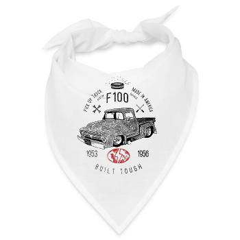 F100 Built Tough, Vintage - Bandana - Weiß - Vorne