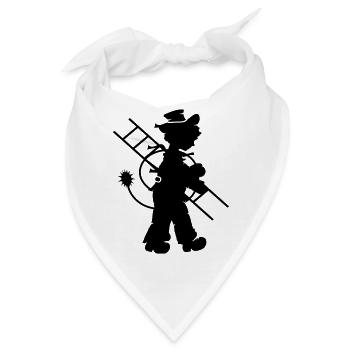 Schornsteinfeger - Bandana - Weiß - Vorne