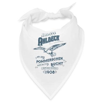 Ostseebad Ahlbeck - Bandana - Weiß - Vorne