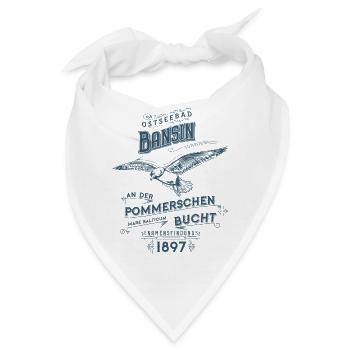 Ostseebad Bansin - Bandana - Weiß - Vorne