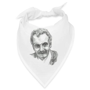 Georges Brassens - Bandana - Weiß - Vorne