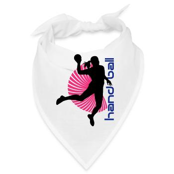 Spirale Handballerin - Bandana - Weiß - Vorne