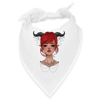 Dämon - Bandana - Weiß - Vorne