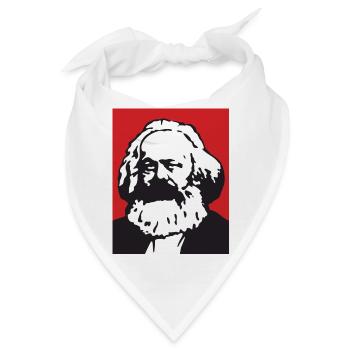 Karl Marx - Bandana - Weiß - Vorne
