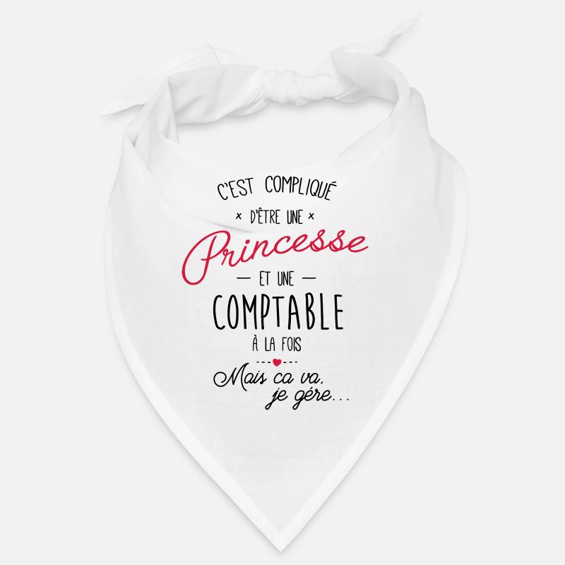Princesse et comptable Bandana