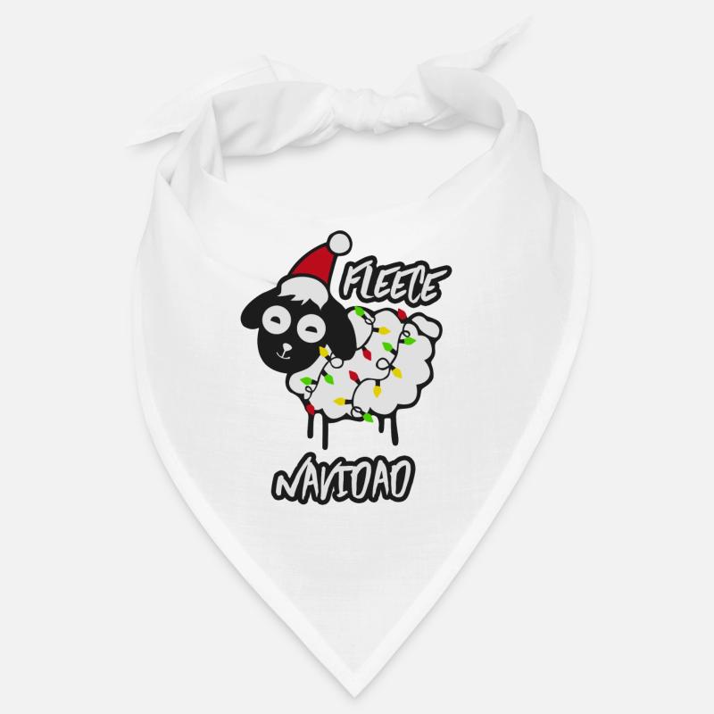 Fleece Navidad Schaf Bandana