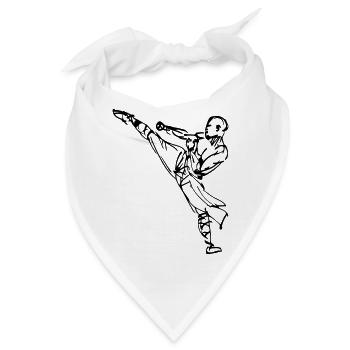 kungfu logo - Bandana - Weiß - Vorne