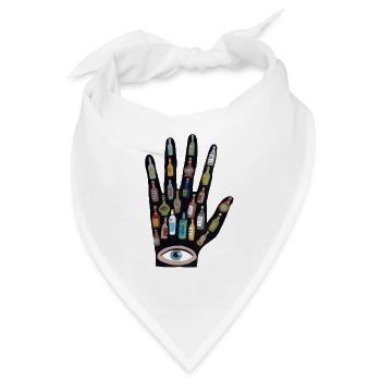 Another Hand - Bandana - Weiß - Vorne