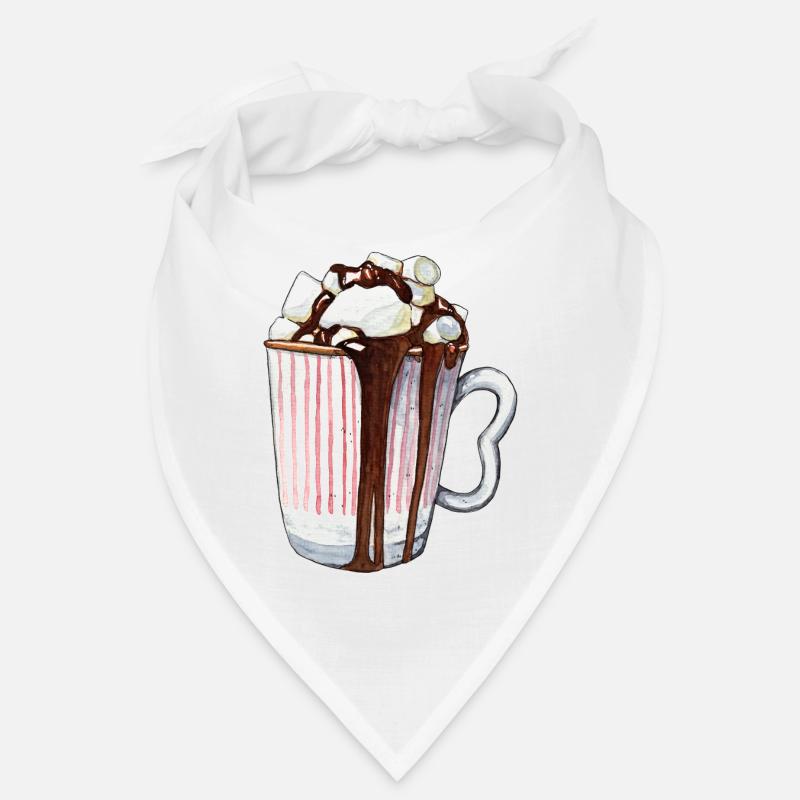 Marshmallow cocoa Bandana