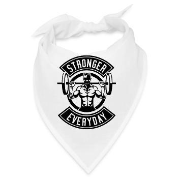 Stronger Than All - Bandana - Weiß - Vorne
