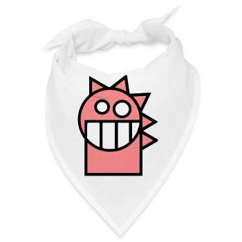 Drachen - Bandana - Weiß - Vorne