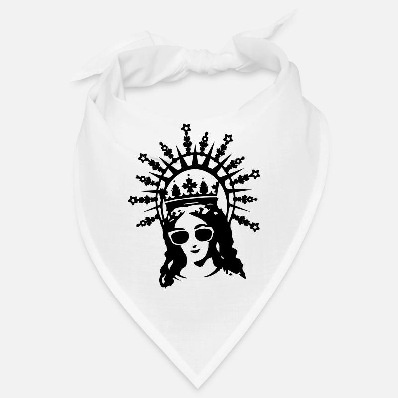 La Mère de Dieu avec des lunettes de soleil Bandana