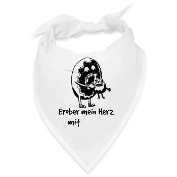 Erober mein Herz mit Donuts Fantasy Kinder Spaß - Bandana - Weiß - Vorne
