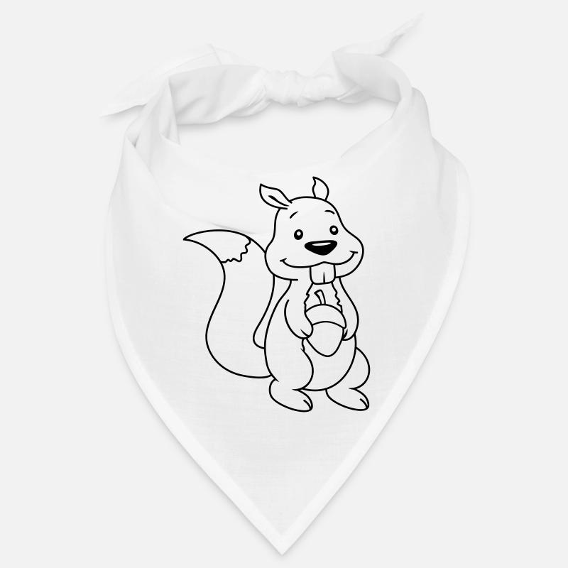 Nuss Comic Eichhörnchen Bandana