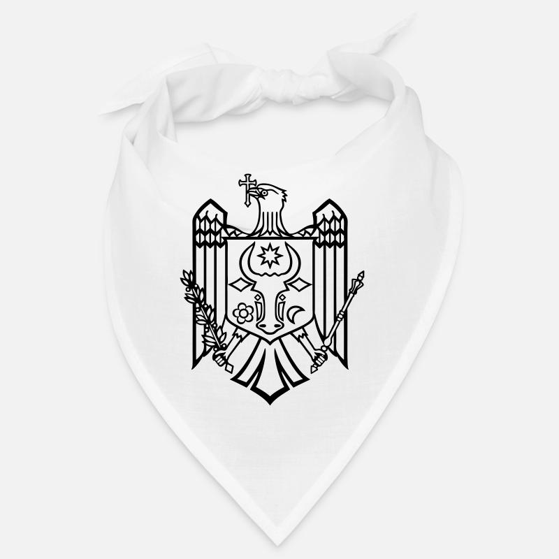 drapeau moldave emblème de Chisinau Moldavie Bandana