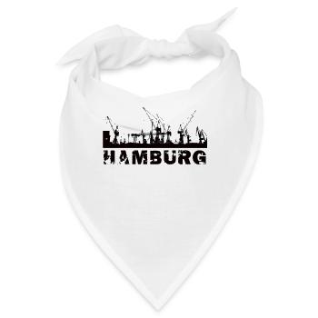 Hamburg - Bandana - Weiß - Vorne