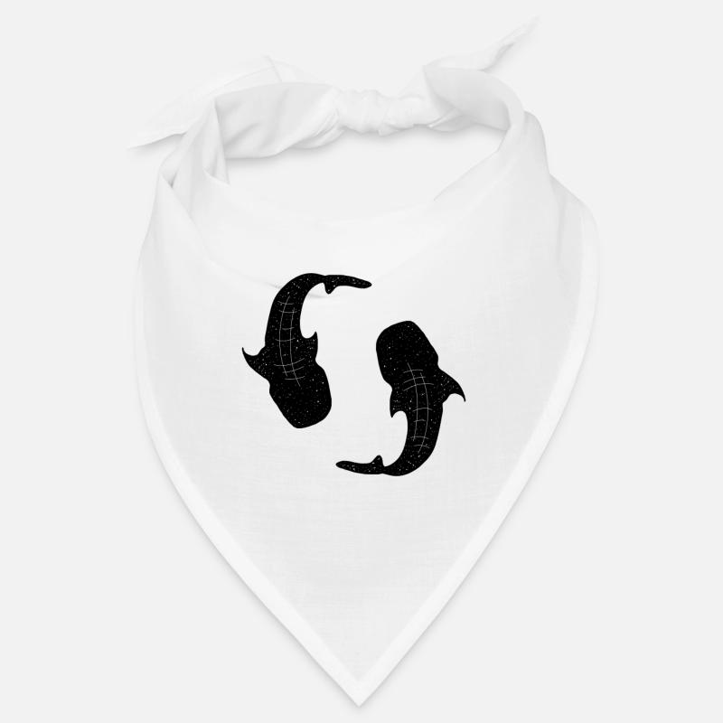 Walhai - Bandana - Weiß