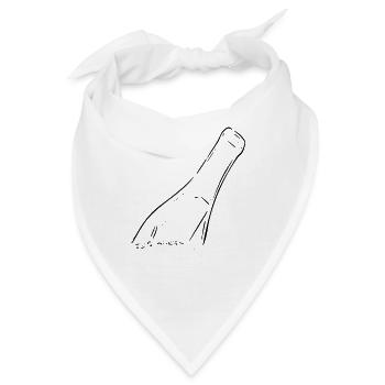 Flaschenpost - Bandana - Weiß - Vorne