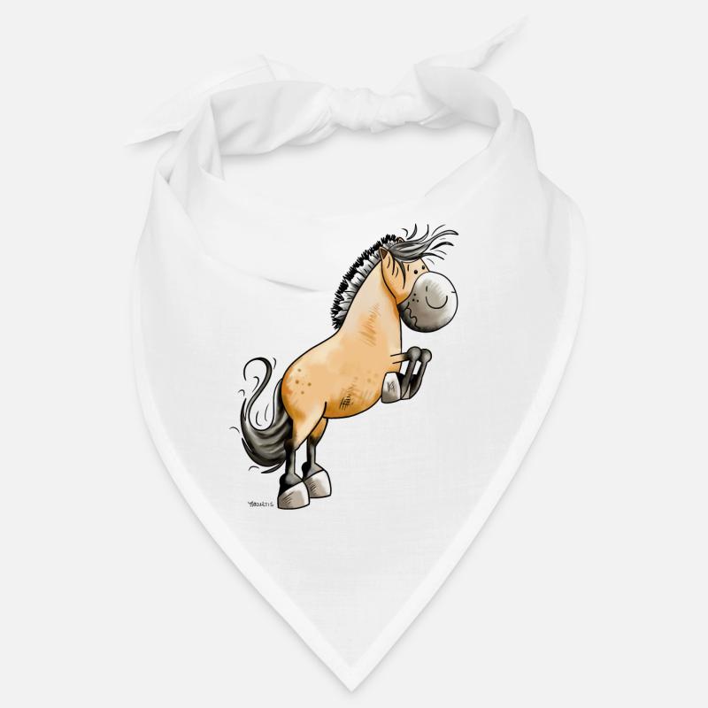 Lustiger Norweger - Bandana - Weiß