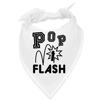 POP FLASH - Bandana - Weiß - Vorne