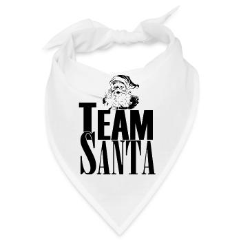 Team Santa - Bandana - Weiß - Vorne