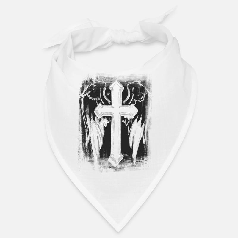 Angel wing cross Bandana