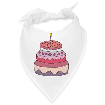Torte - Bandana - Weiß - Vorne