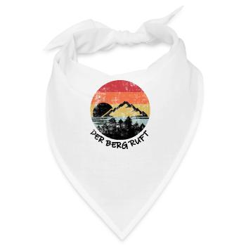 Der Berg ruft - Bandana - Weiß - Vorne