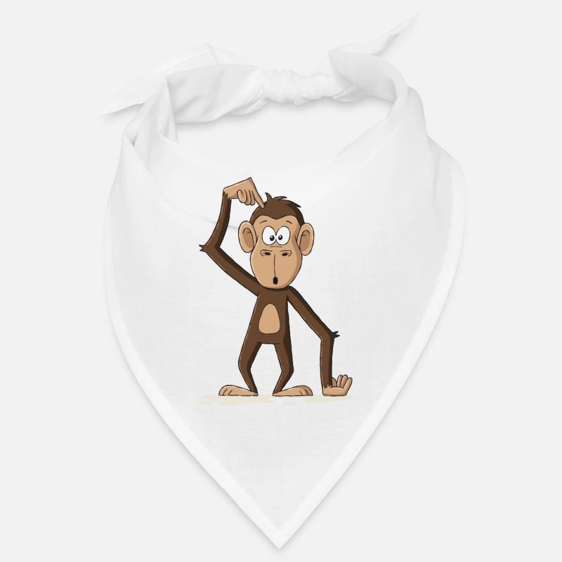 Singe drôle de bande dessinée Bandana