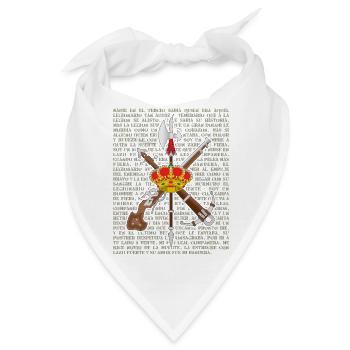 Der Freund des Todes - Bandana - Weiß - Vorne