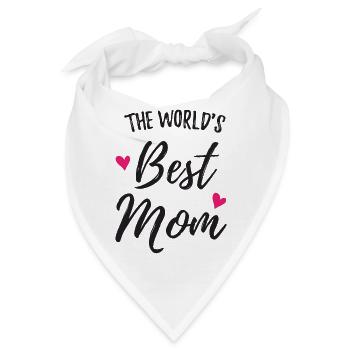 Die beste Mutter der Welt - Bandana - Weiß - Vorne