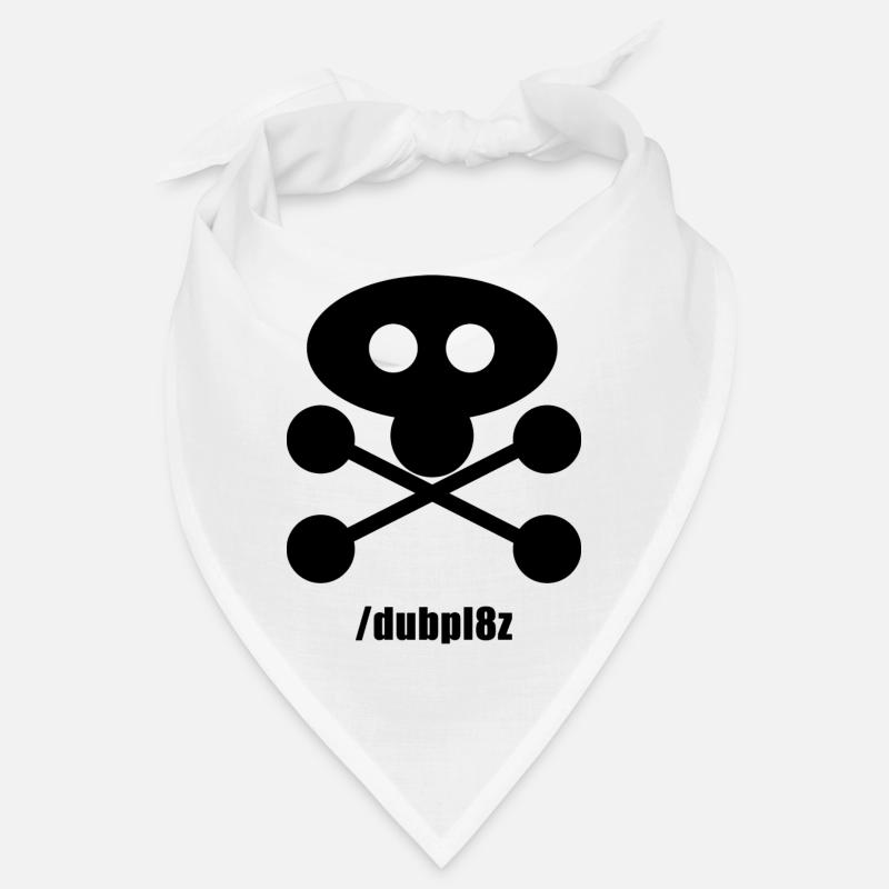 DUBPL8Z logo design REVERSE avec balise sociale Bandana