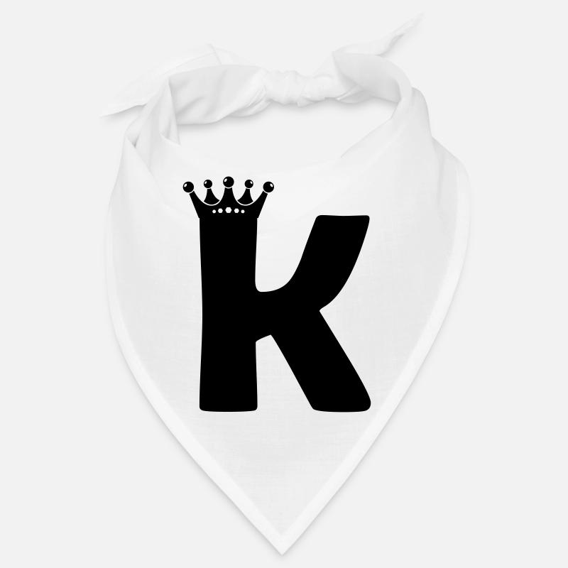 buchstabe K krone Bandana
