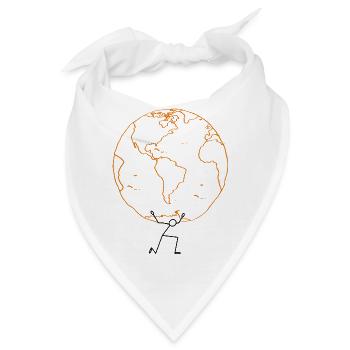 EARTH02 - Bandana - Weiß - Vorne