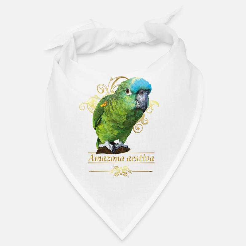 Amazona mit blauer Front Bandana