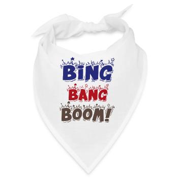 BING BANG BOOM - Bandana - Weiß - Vorne