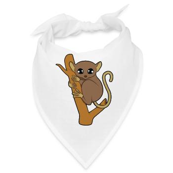 Philippinen-Koboldmaki - Bandana - Weiß - Vorne