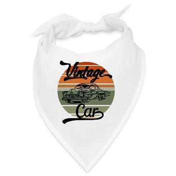 Auto Car Autosport - Bandana - Weiß - Vorne