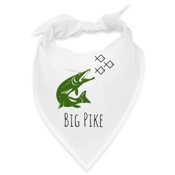 Big Pike - Bandana - Weiß - Vorne