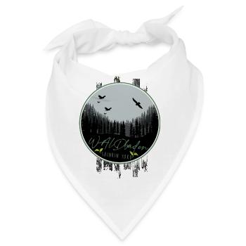 shinrin yoku wald meditation natur yoga waldbaden - Bandana - Weiß - Vorne
