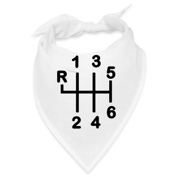 Getriebe 6-Gang-Getriebe - Bandana - Weiß - Vorne