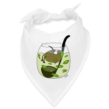 Schnabelobst, Kiwi-Kiwi-Hybrid, in Kiwibowle - Bandana - Weiß - Vorne
