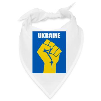 Ukraine - Bandana - Weiß - Vorne
