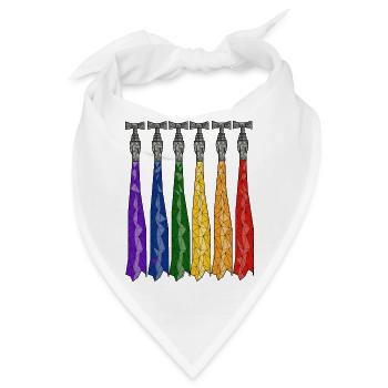 LGBTQ Wasserhahnen - Bandana - Weiß - Vorne